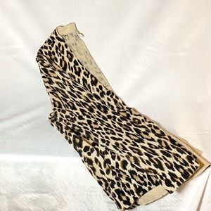 Chico’s v-neck Cardigan size 2 Leopard (Pre-Owned)
